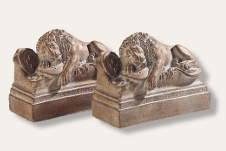 Swiss Lion Bookends